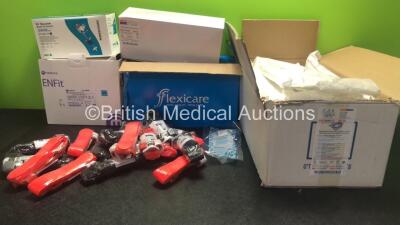 Job Lot of Consumables Including Kii Obturators, Catheter Mount Sets, Trumpet Valve Probes, Trocar Site Closure Devices and Curved Scissors