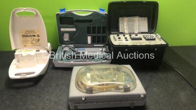 Mixed Lot Including 1 x Porta Neb Medic Aid Nebulizer (Powers Up) 1 x Micro Medical Spirometer (Untested Due to Missing Power Supply) 1 x Nippy Thomas Respiratory System (Powers Up) 1 x Laerdal Suction Unit (No Power)