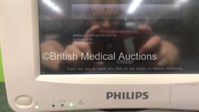 Philips Intellivue MP30 Patient Monitor (Powers Up with Missing Covers and Cracked Casing-See Photos) - 2