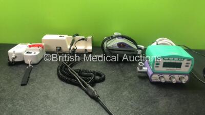 Mixed Lot Including 2 x LiDCO Plus Flow Regulators (Both Power Up) 1 x Welch Allyn 767 Wall Mounted Ophthalmoscope with 2 x Attachments (Powers Up) 1 x Respironics Whisperflow 2 Meter with 1 x AC Power Supply (Powers Up) 1 x Ranger Blood / Fluid Warmer (N