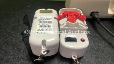 Mixed Lot Including 2 x LiDCO Plus Flow Regulators (Both Power Up) 1 x Welch Allyn 767 Wall Mounted Ophthalmoscope with 2 x Attachments (Powers Up) 1 x Respironics Whisperflow 2 Meter with 1 x AC Power Supply (Powers Up) 1 x Ranger Blood / Fluid Warmer (N - 2