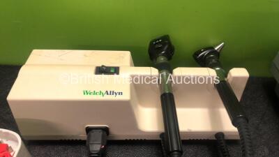 Mixed Lot Including 2 x LiDCO Plus Flow Regulators (Both Power Up) 1 x Welch Allyn 767 Wall Mounted Ophthalmoscope with 2 x Attachments (Powers Up) 1 x Respironics Whisperflow 2 Meter with 1 x AC Power Supply (Powers Up) 1 x Ranger Blood / Fluid Warmer (N - 3
