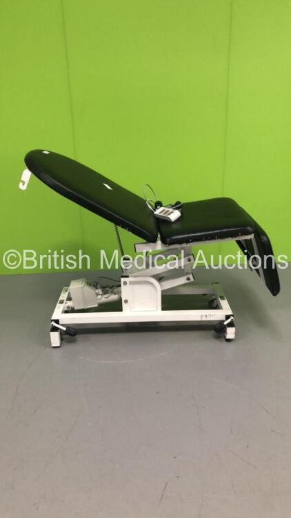 Knight Imaging Electric 3 Way Patient Examination Couch with Controller (Powers Up - Damaged - Cushion Not Attached - See Pictures)