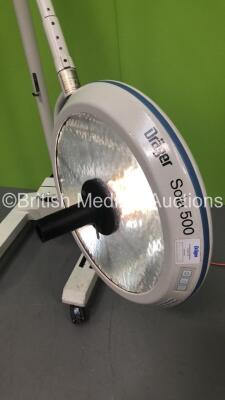 Drager Sola 500 Patient Examination Lamp on Stand (Powers Up with Good Bulb) - 2