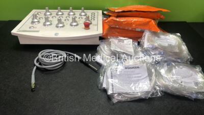 Mixed Lot Including 1 x GE X Ray Control Pad (Cut Cable-See Photo) 1 x Karl Storz 495-NCS Light Source Cable, 6 x Clinell Spill Kits and Large Quantity of Intersurgical Ref 1161004 Straight Nasal Cannulas