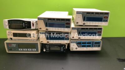 Job Lot Including Criticare Model 507 0 SPO2/NIBP Monitors, 1 x Criticare Model 500 NIBP / SPO2 Monitor, 1 x Ohmeda 3800 Pulse Oximeter, 1 x Masimo Radical 7 Pulse Oximeter, 1 x Ohmeda Biox 3740 Pulse Oximeter, 1 x SciMed OP DOP 130 Scanner, 1 x Nonin 750