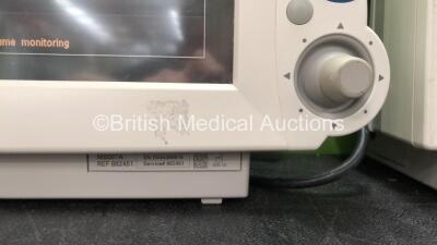 2 x Philips IntelliVue M8007A MP70 Touch Screen Patient Monitors Software Revision J.10.50, M.04.00 (Both Power Up, 1 with Missing Tag and Damaged Module Port, 1 with Missing Dial-See Photos) *Mfd 03-2010, 07-2010* - 4
