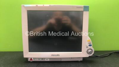 Philips IntelliVue MP70 Touch Screen Patient Monitor *Mfd 11-2007* (Powers Up with Blank Display and Missing Dial-See Photos)