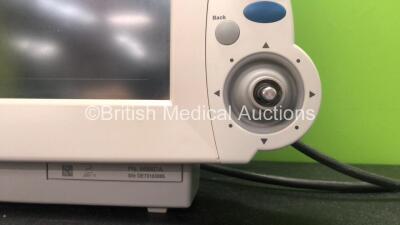 Philips IntelliVue MP70 Touch Screen Patient Monitor *Mfd 11-2007* (Powers Up with Blank Display and Missing Dial-See Photos) - 2