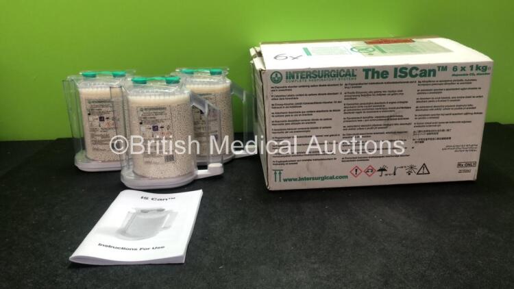 21 x Intersurgical Ref 2196000 IS Can Disposable CO2 Absorbers