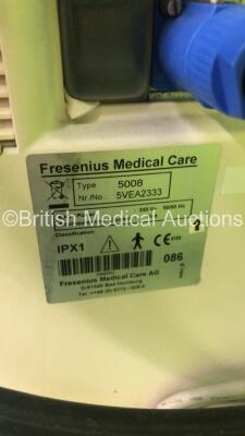 Fresenius Medical Care 5008 CorDiax Dialysis Machine (Spares and Repairs) *S/N 5VEA2333 / 087525* - 5