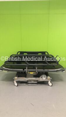 2 x Anetic Aid QA3 Hydraulic Patient Trolleys with 1 x Mattress (Hydraulics Tested Working)