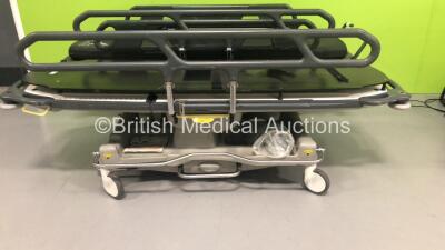 2 x Anetic Aid QA3 Hydraulic Patient Trolleys with 1 x Mattress (Hydraulics Tested Working) - 2