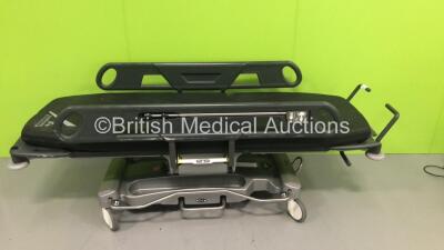 2 x Anetic Aid QA3 Hydraulic Patient Trolleys with 1 x Mattress (Hydraulics Tested Working) - 3