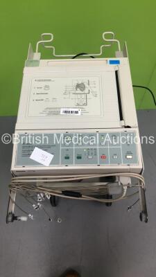Philips PageWriter 100 ECG Machine on Stand with 1 x 10-Lead ECG Lead (Powers Up) - 2
