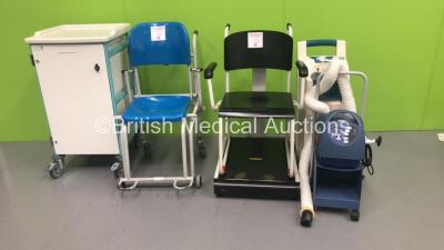 Mixed Lot Including Bair Hugger, 1 x Walker Filtration LaserVac 850 Smoke Evacuator, 2 x Wheelchair Weighing Scales and 1 x Bristol Maid Trolley