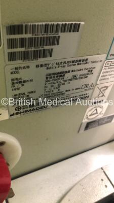 Shimadzu Mobile Art Evolution Mobile X-Ray System (Powers Up with Key - Key Included) *S/N 0162S90704* **Mfd 09/2009* - 8