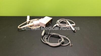 Job Lot Including 1 x Agilent S3 Ultrasound Transducer / Probe, 1 x GE TE 100024 Ultrasound Transducer / Probe and 1 x Philips D1914C Ultrasound Transducer / Probe