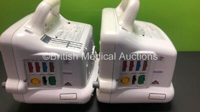 2 x GE Dash 3000 Patient Monitors Including ECG, NBP, CO2, BP1, BP2, SpO2 and Temp/co Options *Mfd 2013* (Both Power Up) *SHQ131 - 4