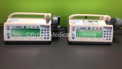 2 x Smiths Medfusion 3500 Syringe Pumps (Both Power Up with 1 x Alarm and 1 x Maintenance Required)