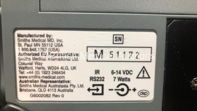 2 x Smiths Medfusion 3500 Syringe Pumps (Both Power Up with 1 x Alarm and 1 x Maintenance Required) - 5