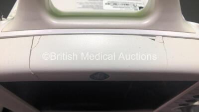 2 x GE Dash 3000 Patient Monitors Including ECG, NBP, CO2, BP1, BP2, SpO2 and Temp/co Options *Mfd 2013* (Both Power Up with Slight Casing Damage - See Photos) *SHQ131 - 5