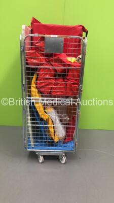 Mixed Cage Including ResQmat Evacuation Equipment,Evac Chair Mk 4 and 6 x Pat Slide Sheets (Cage Not Included)