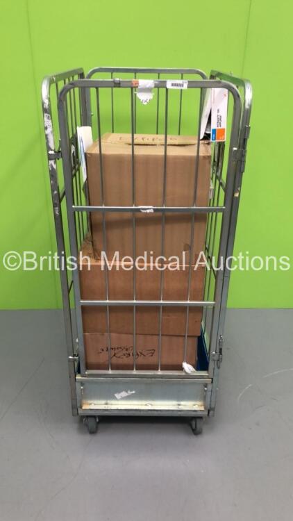 Mixed Cage of Consumables Including Smith & Nephew Intrasite Gel Applipak,Codman Isocool Forcep Tips and Smiths Medical Portex Percutaneous Dilation Tracheostomy Kits (Cage Not Included)