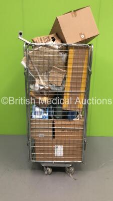 Mixed Cage Including Cardinal Health Infusion Pumps,365 Healthcare IV Cannulation Packs and Assorted Spare Parts (Cage Not Included)