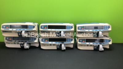 6 x Alaris Asena Syringe Pumps (3 x GH MK III, 3 x CC) None Power Up