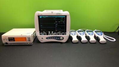 Job Lot Including 1 x Mindray PM-7000 Patient Monitor (Powers Up) 1 x Datex-Ohmeda 3800 Oximeter (Powers Up) and 4 x Welch Allyn Suretemp Plus Thermometers with 2 x Probes *CE-76100445 - FBFC00854*