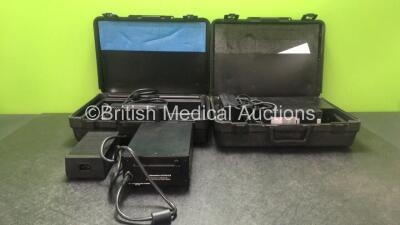 2 x Neuro Control Ref 1674 Power Supplies in Carry Cases (Both Power Up)