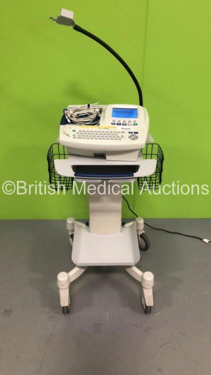 Welch Allyn CP-200 ECG Machine on Stand (Powers Up)