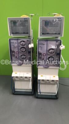 2 x Fresenius Medical Care 5008 CorDiax Dialysis Machines Software Versions 4.57 - Running Hours 42848 / 48761 (Both Power Up)