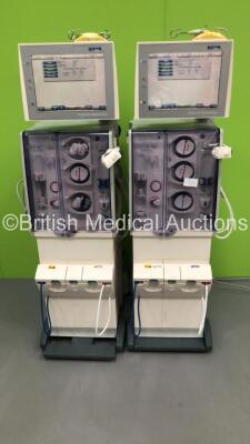 2 x Fresenius Medical Care 5008 CorDiax Dialysis Machines Software Versions 4.50 / 4.62 - Running Hours 52629 / 50974 (Both Power Up)