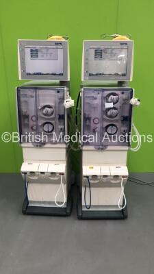 2 x Fresenius Medical Care 5008 CorDiax Dialysis Machines Software Versions v4.57 / v4.62 - Running Hours 50607 / 42231 (Both Power Up)