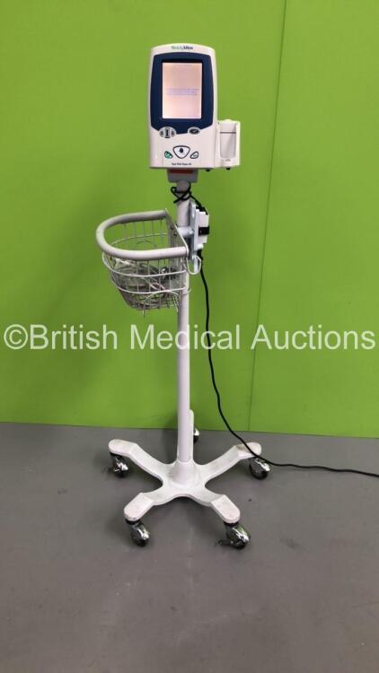 Welch Allyn SPOT LXi Vital Signs Monitor on Stand (Powers Up with Errors - See Pictures) *S/N 20140100419*