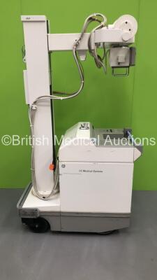 GE AMX 4 XFMR AMX4 Plus Mobile X-Ray Model 46-270954G1 *S/N 4579A-18* Mfd 03/2000* (Powers Up with Donor Key - Key Not Included)