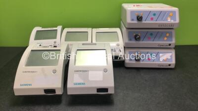 Mixed Lot Including 5 x Siemens Clinitek Status Analyser and (Some Damage - See Photo) and 3 x Gynecare Motor Drive Unit MD0100