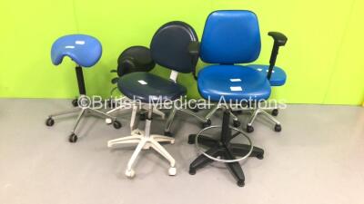 7 x Stools / Chairs (2 x Missing Wheels)