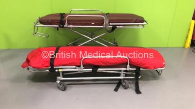 2 x Ferno Ambulance Stretchers with Mattresses