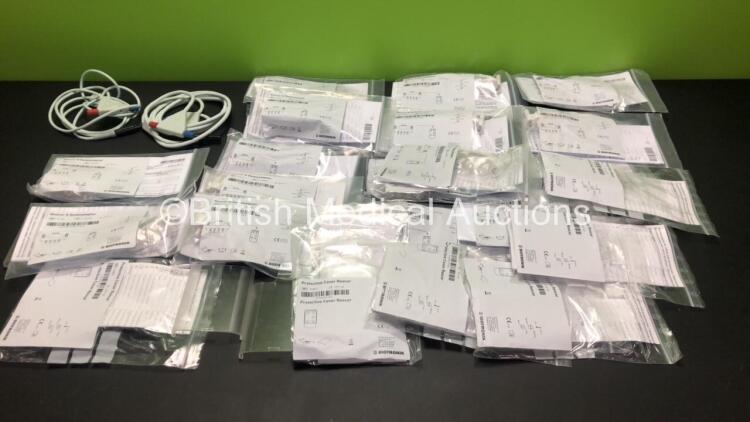 Job Lot of Biotronik Reocor S Pacemaker Accessories Including 2 x Cables, 17 x Redeladaptor and 10 x Protective Covers