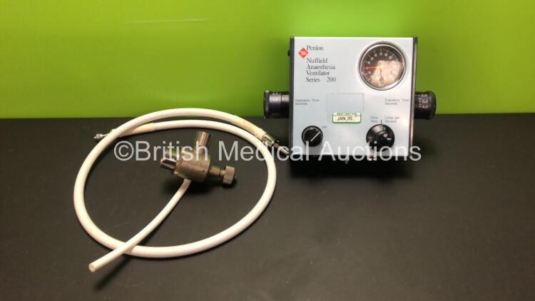 Penlon Nuffield Anaesthesia Ventilator Series 200 with Hose and NV200 Patient Valve