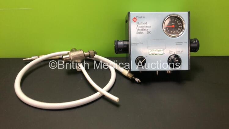 Penlon Nuffield Anaesthesia Ventilator Series 200 with Hose and NV200 Patient Valve