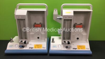 2 x Drager Titus Portable Anaesthesia Device Ref M33042-23