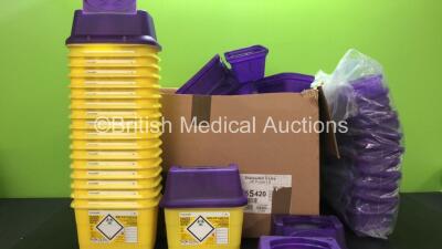 Large Quantity of Sharpsafe 3 Litre Contamination Containers