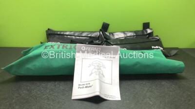 4 x Ferno Model 678 Pedi-Mate Child Ambulance Straps and 1 x Extraction Device