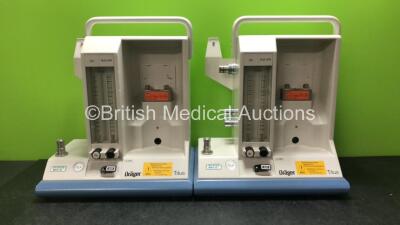 2 x Drager Titus Portable Anaesthesia Device Ref M33042-23