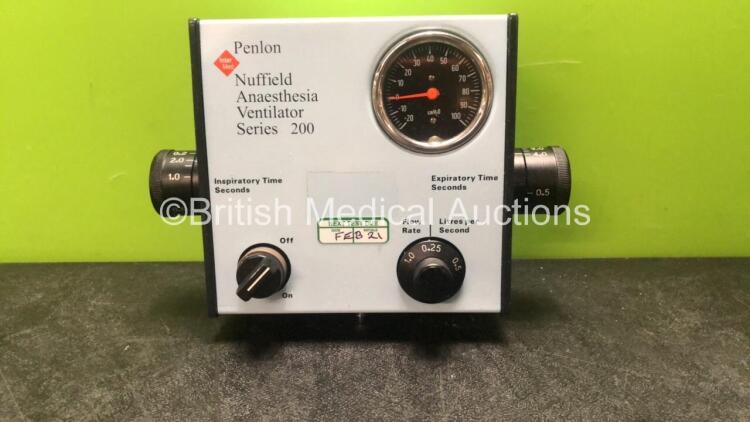 Penlon Nuffield Anaesthesia Ventilator Series 200