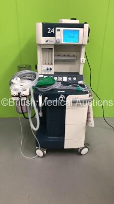 Spacelabs Healthcare Blease Focus Anaesthesia Machine with 900 Series Ventilator Model 990F Front Panel Software V700900 10.07 / Control Board Software V700900 9.62,Absorber,Bellows,Hoses and Oxygen Mixer (Powers Up) * SN FOCU-880018 * * Mfd 2013 *